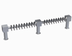 Thumbnail image #1 for Krowne Hammer Head 20-Faucet Countertop Glycol-Cooled Beer Tower