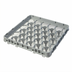 Thumbnail image #2 for Cambro Camrack Full-Size 30-Compartment Full Drop Dish & Glass Rack Extender, Soft Gray