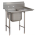 Thumbnail image #1 for Advance Tabco Special Value Regaline Commercial 1-Compartment Sink with Right-Hand Drainboard, 16 x 20 x 12-Inch Bowl, 18-Gauge 304 Stainless Steel