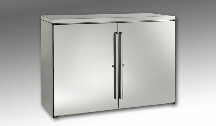 Product image #1 for Top Shelf DB48 Two-Section Back Bar Dry Storage Cabinet, 48 Inch, 2-Door, Non-Refrigerated