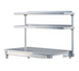 Thumbnail image #1 for New Age 12 x 36 Inch 16-Gauge Stainless Steel Table-Mount Cantilever Overshelf