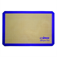 Winco Allergen-Free Purple 2/3-Size Double-Sided Silicone Baking Mat, 14-7/16 x 20-1/2 Inches