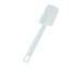 Thumbnail image #1 for Crestware 16-1/2 Inch White Flexible Plastic Spatula/Scraper with Reinforced Handle