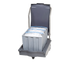 Thumbnail image #1 for SmartCART 75 Mobile Polyethylene Ice Caddy with 3 Totes, 75 lb Capacity