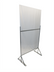 Thumbnail image #3 for Channel Manufacturing Freestanding Social Distancing Divider with Clear Acrylic Panel, 36 x 70 Inches
