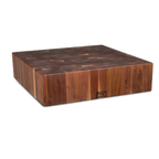 Thumbnail image #1 for John Boos Cucina LaForza WAL-CUCLA24T 24 x 24 x 6-Inch End-Grain American Black Walnut Butcher Block, Oil Finish, Block Only