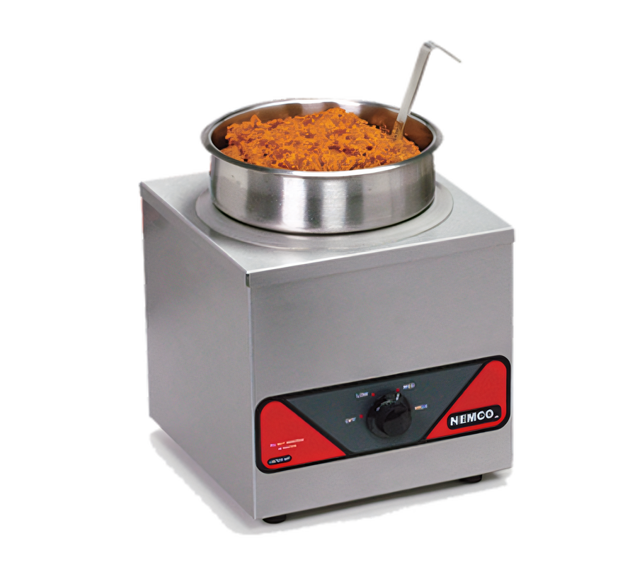 Product image #1 for Nemco 4 Quart Single-Well Countertop Food Warmer, 230V