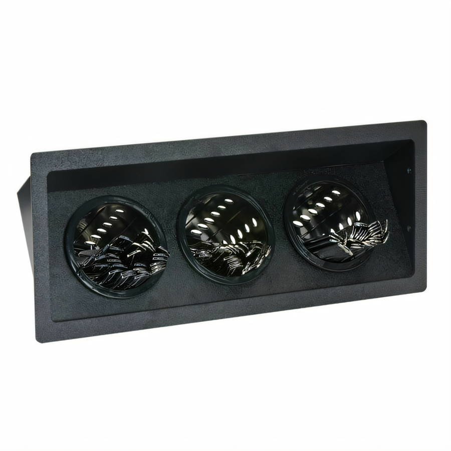 Product image #1 for Dispense-Rite Built-In 3-Section Coffee Condiment and Flatware Organizer, Black Polystyrene