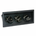 Thumbnail image #1 for Dispense-Rite Built-In 3-Section Coffee Condiment and Flatware Organizer, Black Polystyrene