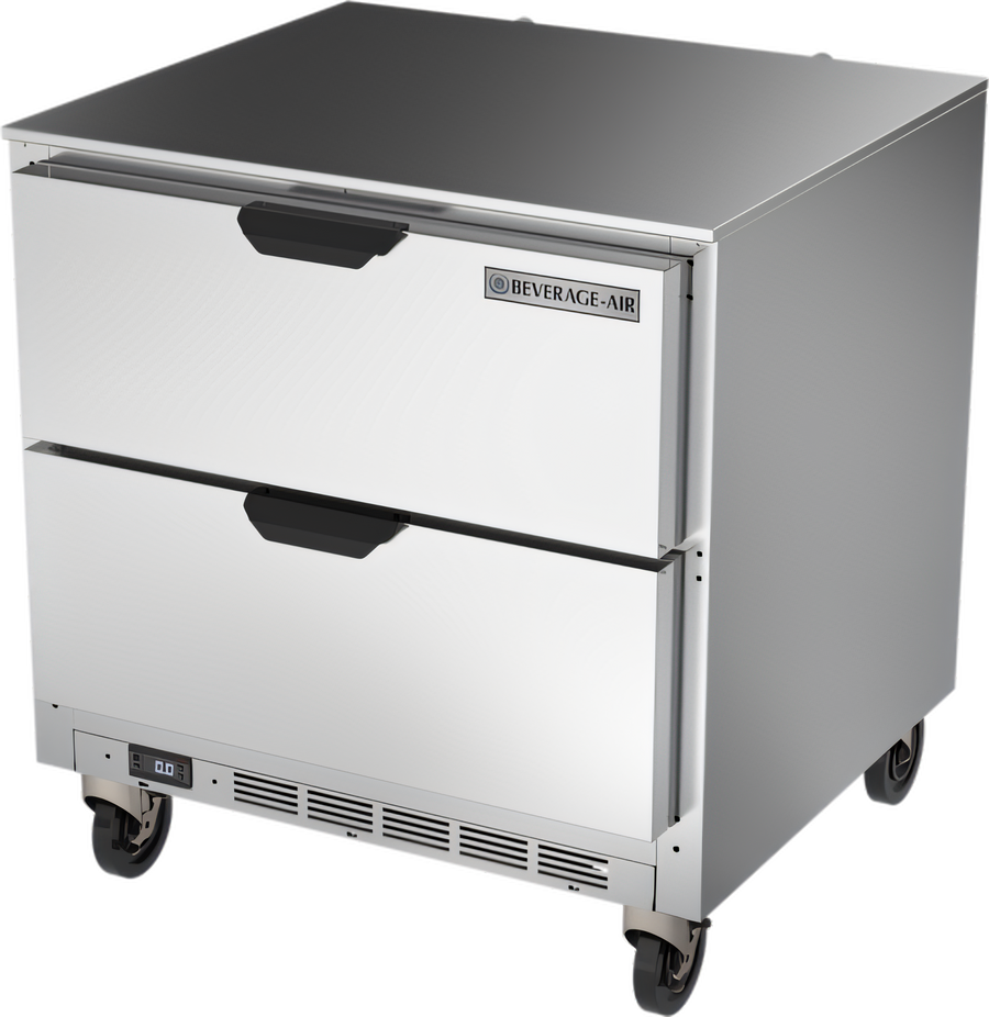 Product image #1 for Beverage-Air 32-Inch One-Section Undercounter Drawer Freezer, 7.2 Cu. Ft.
