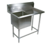 Thumbnail image #1 for John Boos Pro-Bowl 1-Compartment Stainless Steel Sink with Right Drainboard, 42-3/16 x 25-1/2 x 44-1/16 Inches