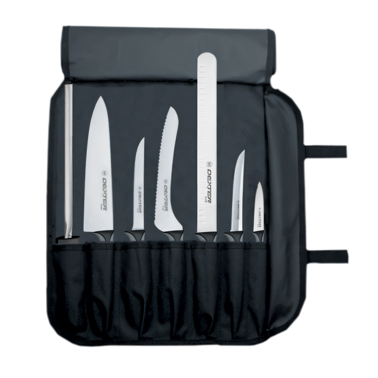 Product image #1 for Dexter Russell V-Lo 7-Piece Knife Set with Nylon Carrying Bag