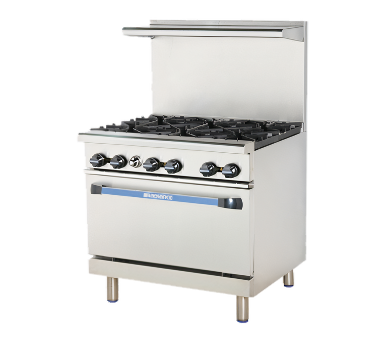 Product image #1 for Turbo Air Radiance 36-Inch Gas Restaurant Range with 6 Open Burners and Standard Oven