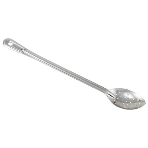 Product image #1 for Winco Prime 18-Inch Perforated One-Piece Stainless Steel Basting Spoon