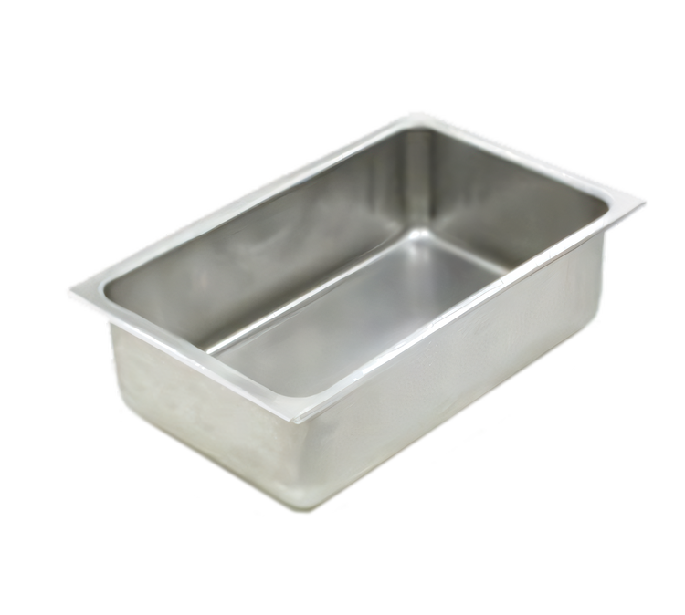 Product image #1 for Eagle Group 6-Pack Deep-Drawn Stainless Steel Spillage Pan, Fully-Coved, 6-1/2 Inch Deep, for Wet Applications