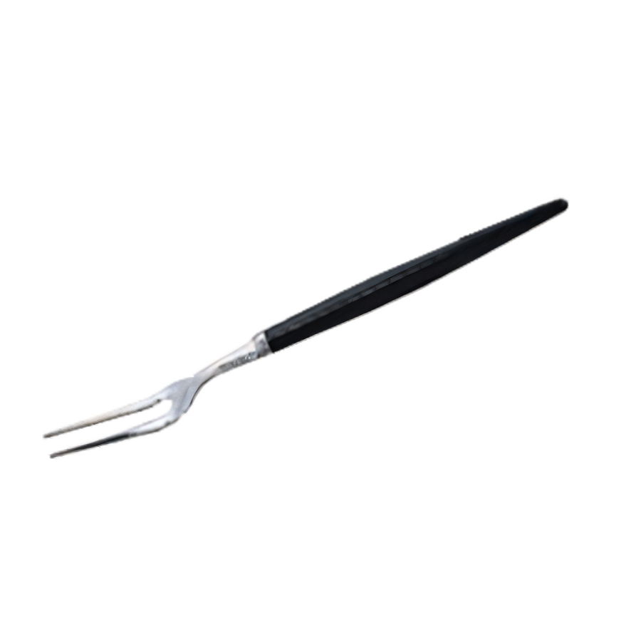 Product image #1 for American Metalcraft 7-Inch Stainless Steel Snail Fork with Black Plastic Handle