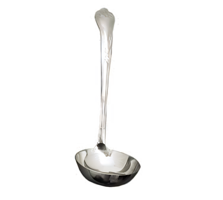 Product image #1 for Kings Pattern 2 oz. Heavy-Gauge Stainless Steel Ladle with 6-3/4 Inch Handle