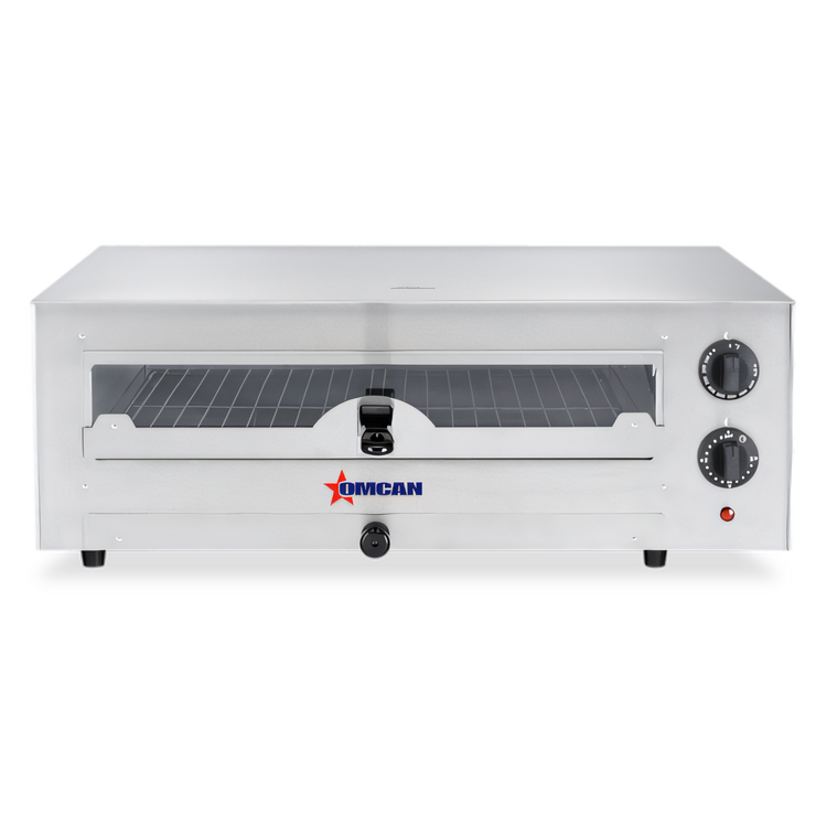 Product image #1 for 16-Inch Electric Countertop Single-Chamber Pizza Oven with Glass Door