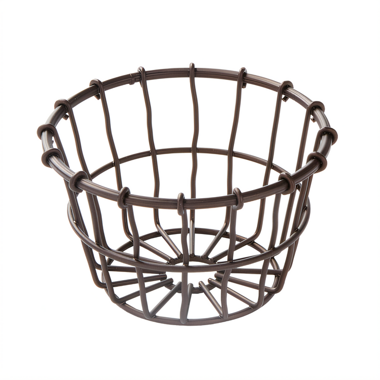 Product image #1 for American Metalcraft Small Round Bronze Wire Serving Basket