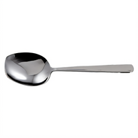Winco 8-1/4 Inch Stainless Steel Flat-Edge Serving Spoon