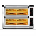 Thumbnail image #1 for PizzaMaster 400 Series Countertop Electric Stone Hearth Pizza Oven, 2 Chambers, 4 Stones per Oven (PM 402ED-4DW)