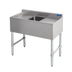 Thumbnail image #1 for Sapphire Manufacturing 36-Inch Single-Compartment Underbar Sink with Dual Drainboards, 304 Stainless Steel