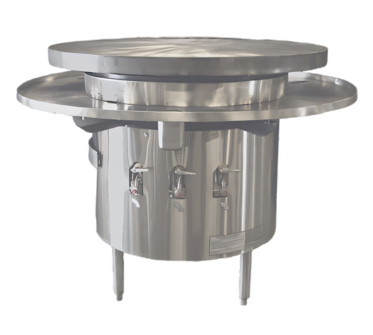 Product image #1 for Town Equipment 42-Inch Gas Mongolian Barbecue Range with Cast Iron Top and 3 Burners