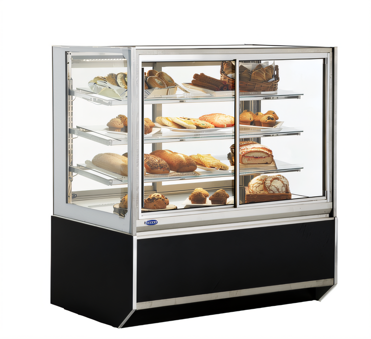 Product image #1 for Federal Industries Italian Glass Series 48-Inch Floor Standing Non-Refrigerated Self-Service Pastry Display Case with Sliding Glass Doors