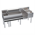 Thumbnail image #1 for Krowne Zero-Step Underbar Beverage Workstation, 68-Inch Wide x 24-Inch Deep, with 30-Inch Ice Bin, Dump Sink, Glass Rinser, and Speedrail