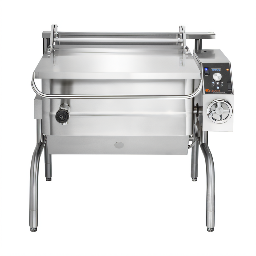 Product image #1 for Groen 40-Gallon Gas Braising Pan with Manual Tilt, 10-Inch Deep Pan and Digital Controls