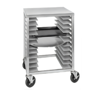 Channel Manufacturing Half-Size Aluminum Pizza Pan Rack with Aluminum Work Top, 12-Pan Capacity