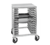 Thumbnail image #1 for Channel Manufacturing Half-Size Aluminum Pizza Pan Rack with Aluminum Work Top, 12-Pan Capacity