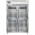 Thumbnail image #1 for Continental Refrigerator D2FSNSSGDHD Designer Line Two-Section Shallow Depth Reach-In Glass Door Freezer
