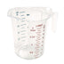 Thumbnail image #1 for Winco Deluxe Polycarbonate 1-Pint Measuring Cup with Ounce and Milliliter Markings