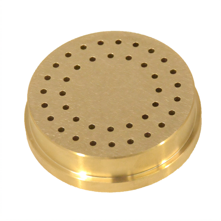Product image #1 for Omcan #12 Brass Spaghetti Pasta Machine Die, 2.5 mm