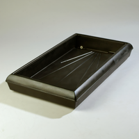 FiveStar Insulated Polyethylene Cold Food Buffet Bar with Drain Plug, Black, 44 x 24-7/8 x 6-5/8 Inches