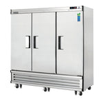 Thumbnail image #1 for Everest Refrigeration EBR3 Three-Section Reach-In Refrigerator, 71 Cu. Ft., Solid Hinged Doors, Bottom-Mounted Self-Contained, Stainless Steel