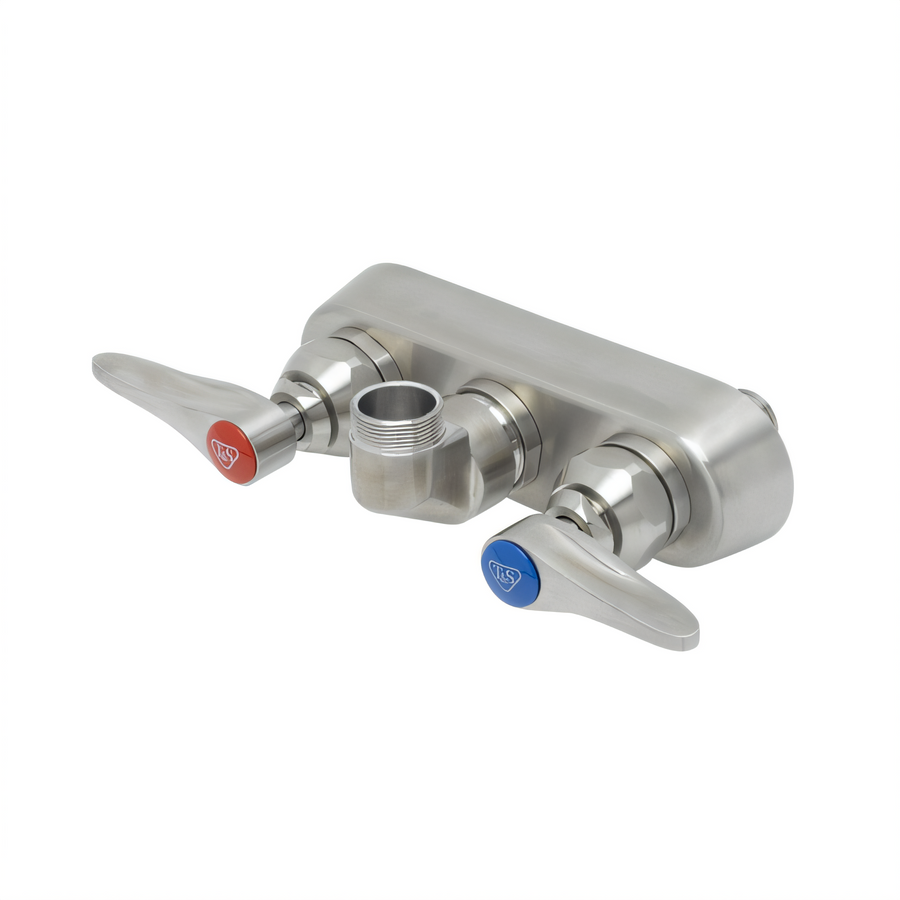 Product image #1 for Stainless Steel 4-Inch Wall Mount Workboard Mixing Faucet, Less Nozzle