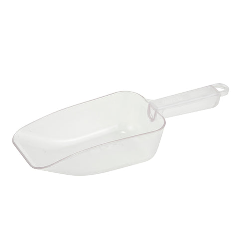 Product image #1 for Winco 20 Oz Clear Polycarbonate Flat-Bottom Utility Scoop