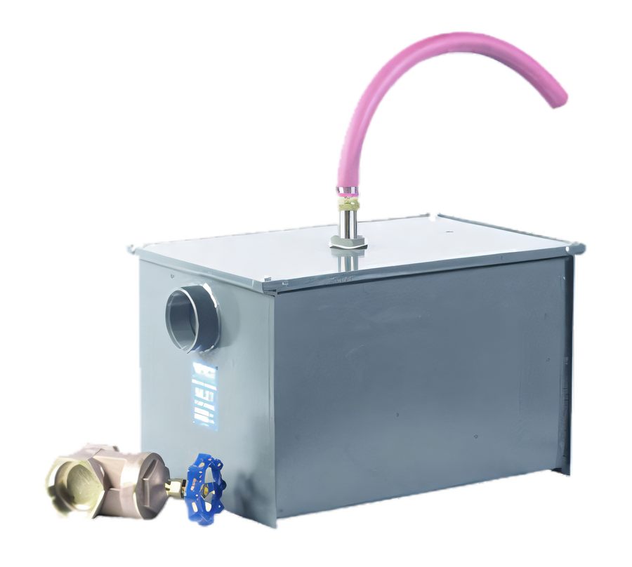 Product image #1 for Dormont WD-20-A Semi-Automatic Draw-Off Grease Interceptor, 20 GPM, 40 lb Capacity, 3-Inch Threaded Connections