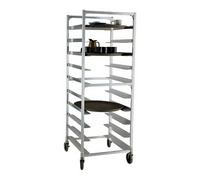 Carter-Hoffmann O1610 Universal Oval Tray Rack, 10-Tray Capacity, Aluminum