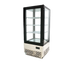 Thumbnail image #1 for 17-Inch Four-Sided Glass Countertop Refrigerated Display Case, 2.75 Cu. Ft., Stainless Steel