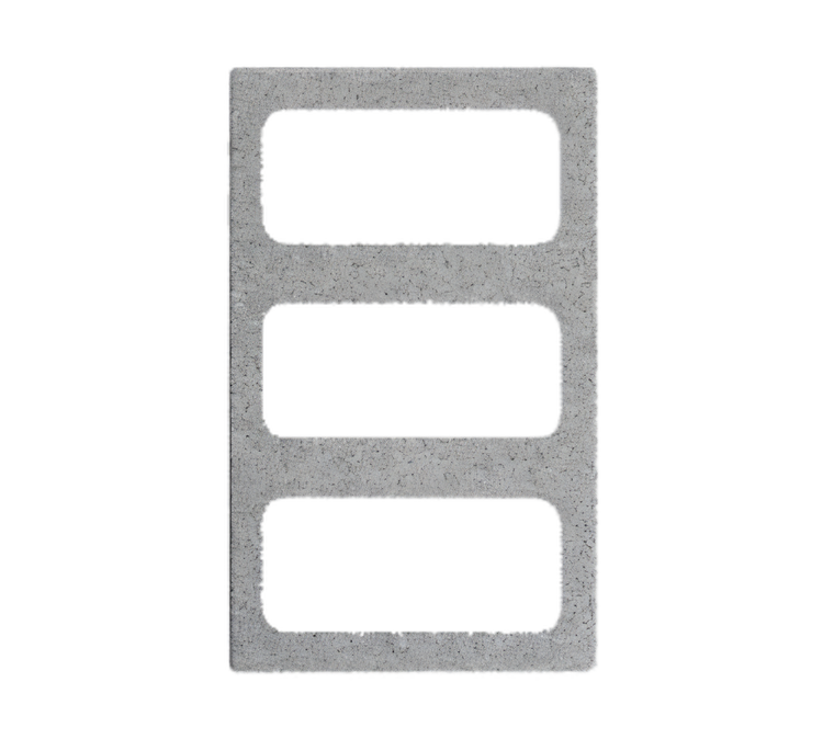 Product image #1 for Vollrath Miramar Gray Granite Template for 3 x 40004 Decorative Pans