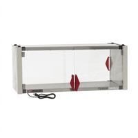 Metro Super Erecta Hot 42-Inch Enclosed Heated Shelf Kit, Countertop Warming Shelf with Sliding Front Doors