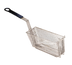 Thumbnail image #1 for Pitco Nickel-Plated Steel Floor Fryer Basket, Oblong Triple Size, Long Handle, Regular Mesh