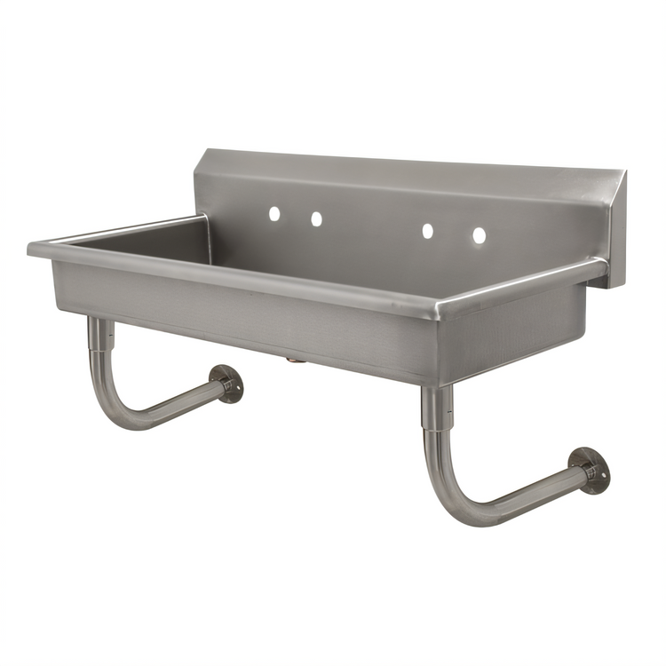 Product image #1 for Advance Tabco Multiwash Wall-Mounted Hand Sink with Splash-Mount Faucet Provision, 40-Inch Wide, 304 Stainless Steel