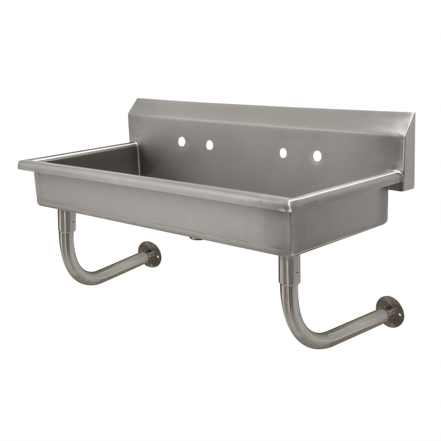 Product image #1 for Advance Tabco Multiwash Wall-Mounted Hand Sink with Splash-Mount Faucet Provision, 40-Inch Wide, 304 Stainless Steel