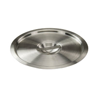 Winco Round Stainless Steel Bain Marie Cover for 8.25 Qt Pan