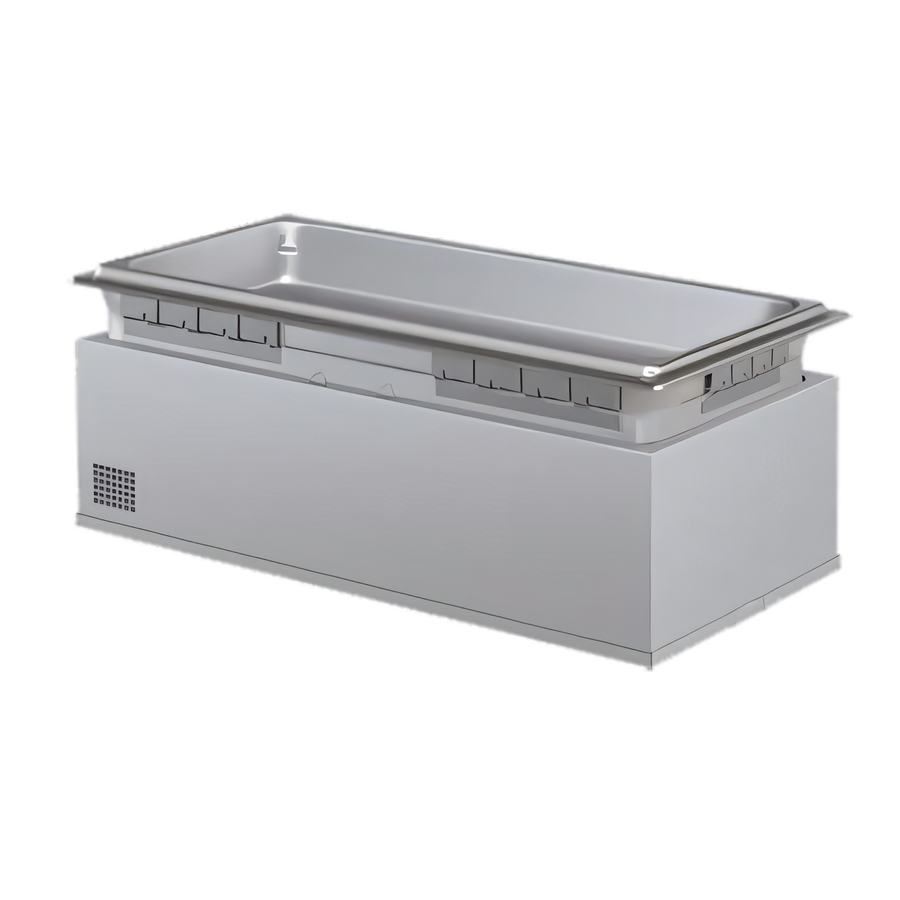 Product image #1 for Hatco Drop-In 4/3-Size Rectangular Heated Well, Non-Insulated, High Watt, Infinite Control, No Drain