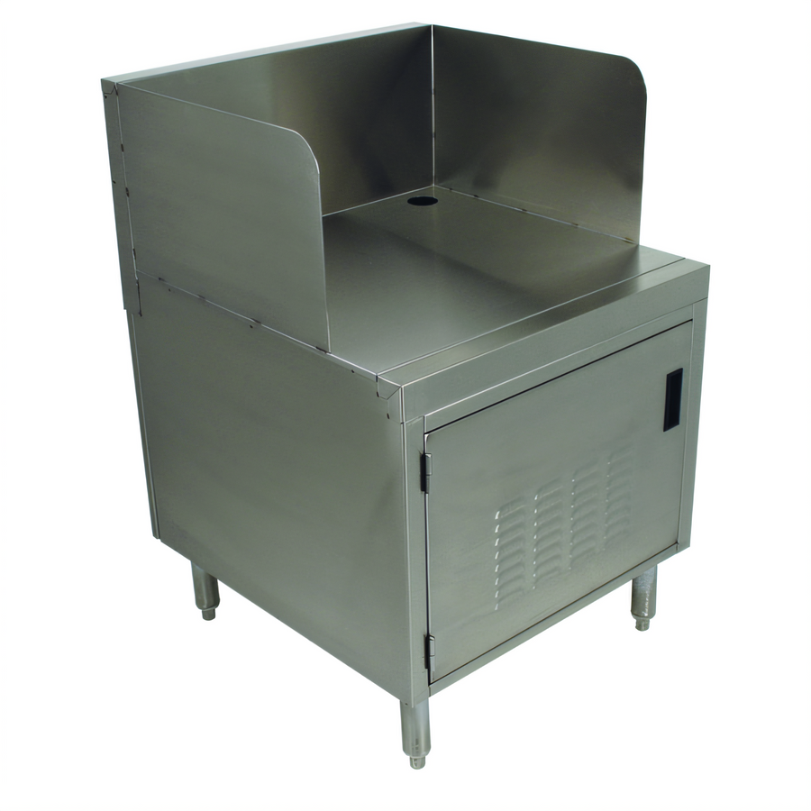 Product image #1 for Advance Tabco Prestige 18-Inch Underbar Point of Service Cabinet with 11-Inch Backsplash and Louvered Door